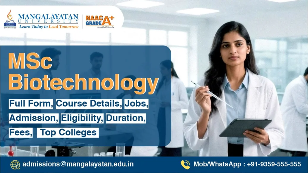 MSc Biotechnology Full Form