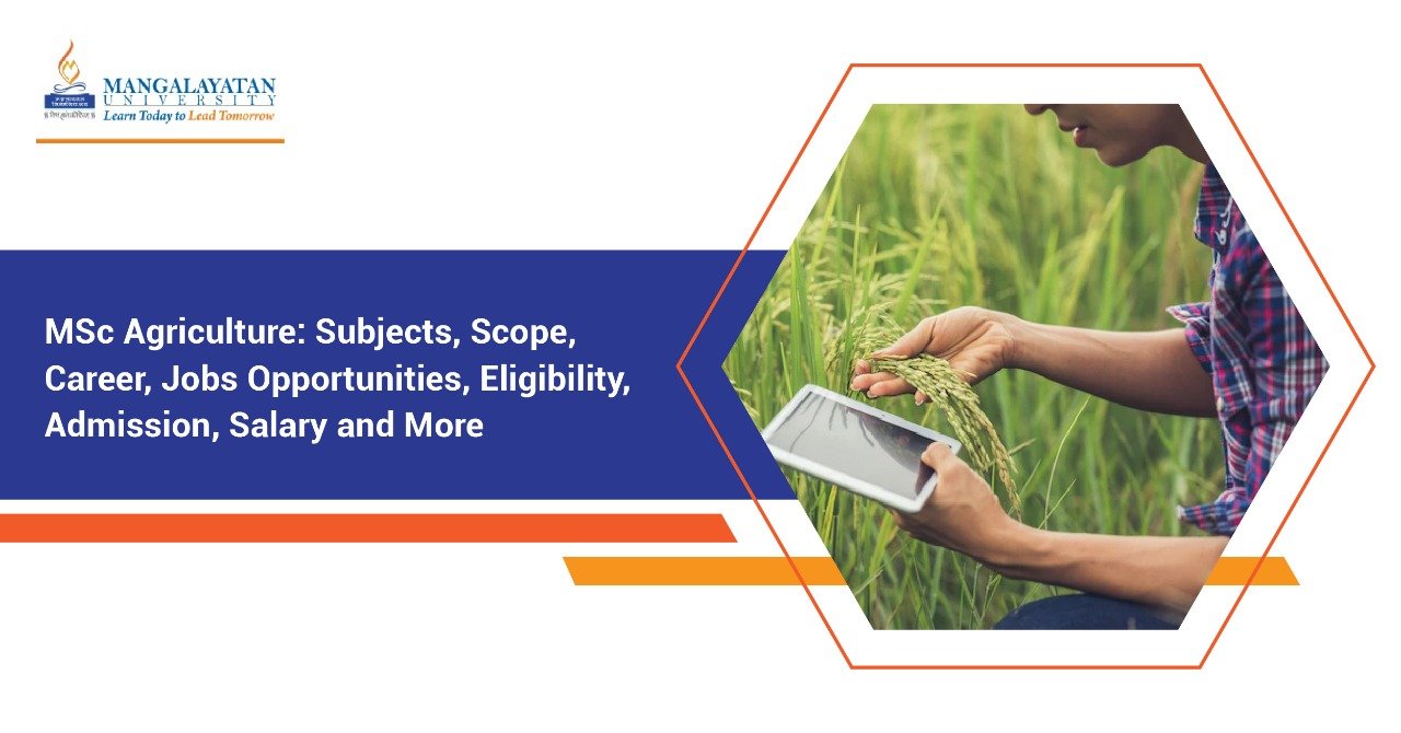 MSc Agriculture admission