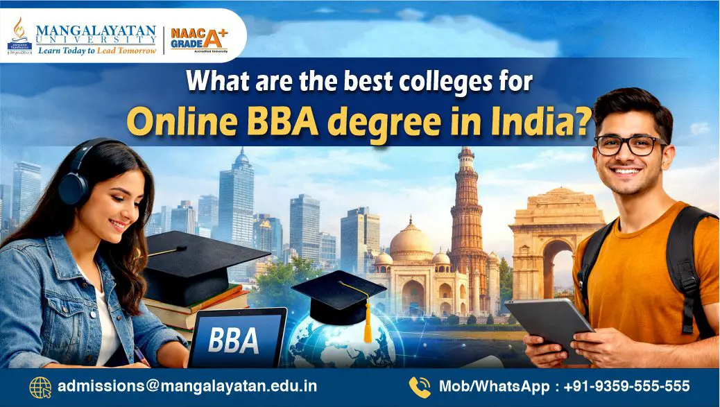 best colleges for an online BBA degree in India