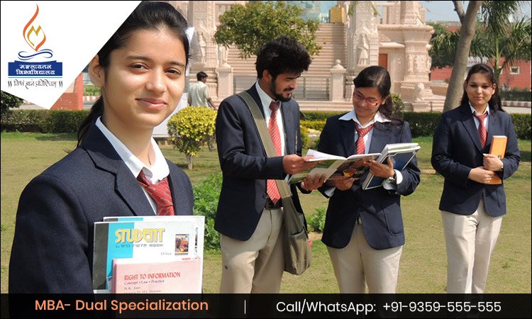 MBA- Dual Specialization: A Cutting-Edge Programme That Not Only Unlocks the Doors of Excellent Employment Opportunities but Also Gives Your Career a Preferential Lift to Climb the Corporate Ladder.
